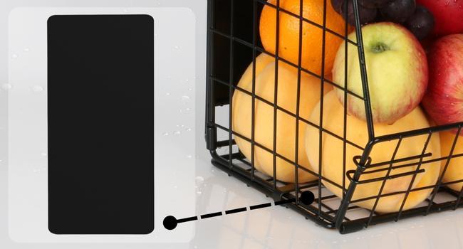 大容器 磁気収納ラック 木製蓋付き磁気キッチン棚 5