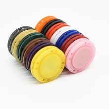 多彩の磁気コートボタン 隠れ目のないシューティング スナップ カーテン 洗えるナイロン 3