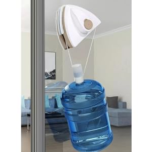 高層窓の掃除のための調整可能な二面磁気窓ガラスワイパー 2