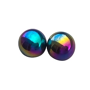 6個セット ネオジウム磁石球 虹磁石ボール 不安のためのフィジット玩具 4