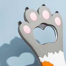 可愛い猫の足 ビールボトル開口器 冷蔵庫 マグネット コークール バーテンダー キッチンバーウェア 3