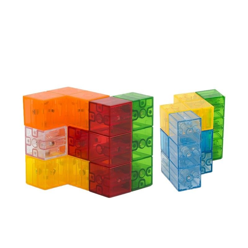 3D マグネット ルビック キューブ マグネット パズル キューブ 子供向け 7つの多形セット