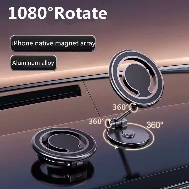 1080 磁気車用電話ホルダー 磁気車用支架 セルマウント スマートフォン サポート 車用 iPhone 15 14 13 12 11 サムスン