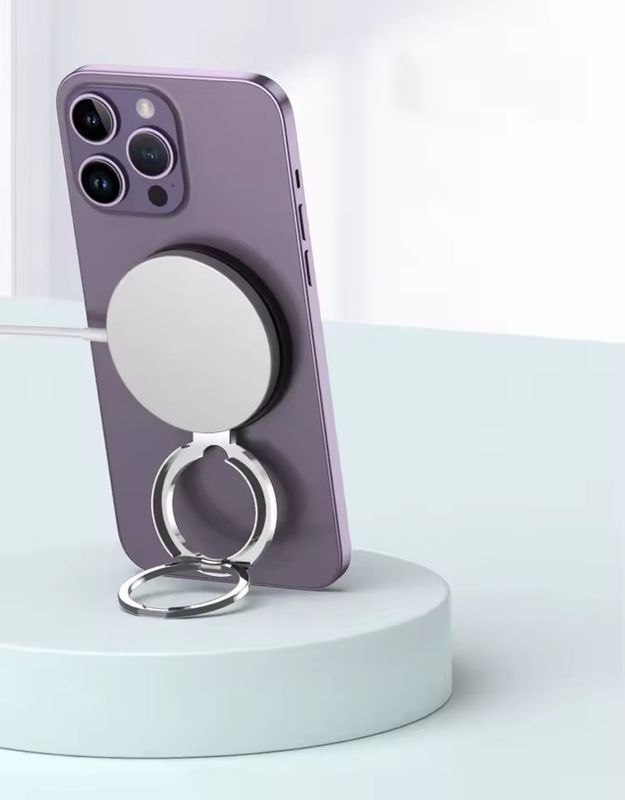 マグネット式携帯電話リングホルダー iPhone 12 13 14シリーズと互換性 マグセーフ 可外用携帯電話グリップ キックスタンド