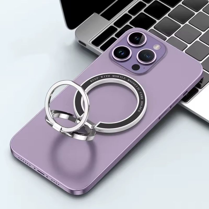 マグネット式携帯電話リングホルダー iPhone 12 13 14シリーズと互換性 マグセーフ 可外用携帯電話グリップ キックスタンド